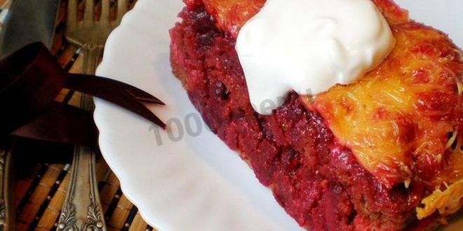 Рецепт свекольной запеканки из свеклы