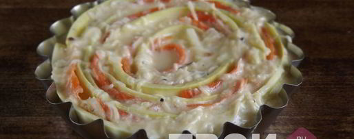 Шаг 4: сырно-овощной запеканка