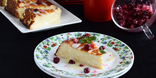 Рецепт творожной запеканки без яиц в духовке