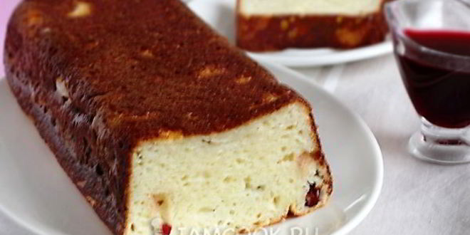 Рецепт творожной запеканки диетической