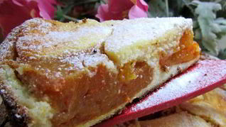 Рецепт Творожной запеканки с хурмой