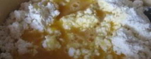 Шаг 2: творожной запеканки с кукурузной мукой