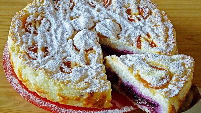 Рецепт Творожно-рисовой запеканка с абрикосами