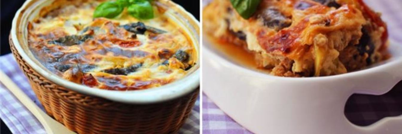 Рецепт Вертикальной баклажанной запеканки