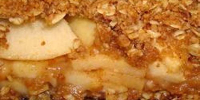 Рецепт яблочной запеканки с геркулесом