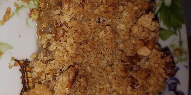 Рецепт яблочной запеканки с геркулесом