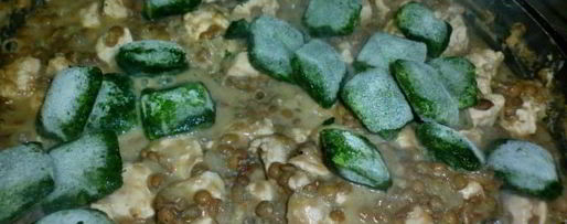 Шаг 2: запеканки чече-кура под фило-одеялом