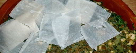 Шаг 4: запеканки чече-кура под фило-одеялом