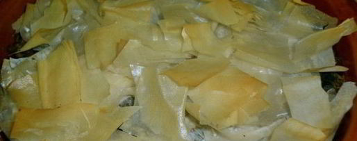 Шаг 5: запеканки чече-кура под фило-одеялом