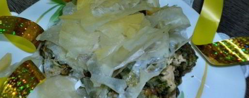 Шаг 6: запеканки чече-кура под фило-одеялом