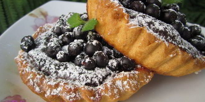 Рецепт запеканки черника в карамели