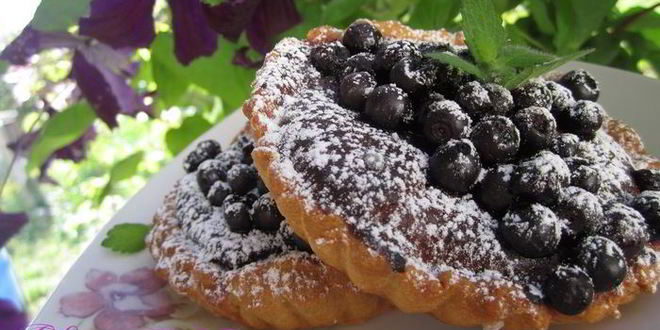 Рецепт запеканки черника в карамели