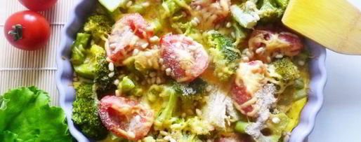 Шаг 4: запеканки из брокколи с кедровыми орехами