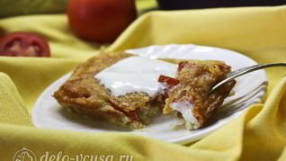 Рецепт Запеканки из кабачков, помидоров и сыра