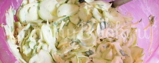 Шаг 2: запеканки из кабачков в мультиварке