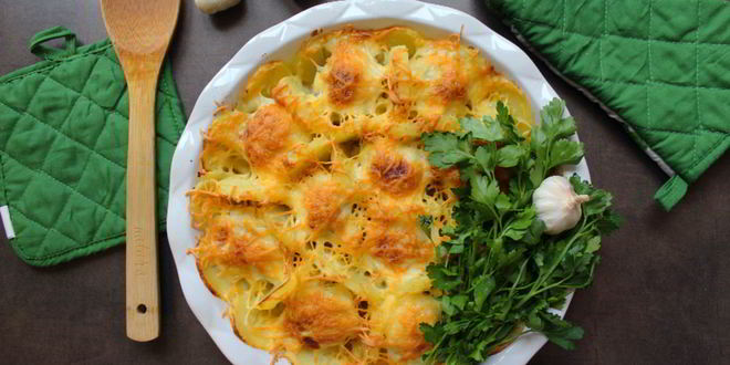 Рецепт запеканки из картофеля с мясными шариками