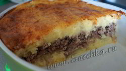 Рецепт Запеканки из картофеля с мясом