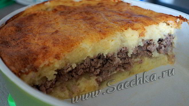 Рецепт Запеканки из картофеля с мясом