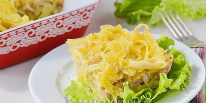 Рецепт запеканки из лапши