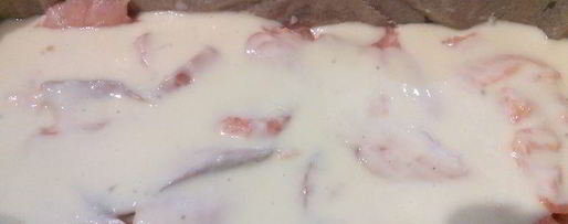 Шаг 11: запеканки из лосося с кабачком и пореем