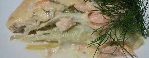 Шаг 17: запеканки из лосося с кабачком и пореем