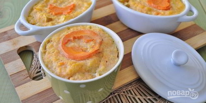 Рецепт запеканки из пшенной крупы веганская