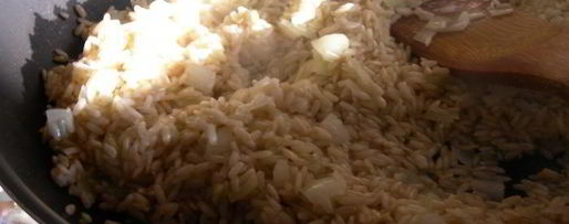 Шаг 2: запеканки из риса и спаржи