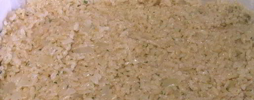 Шаг 5: запеканки из риса и спаржи