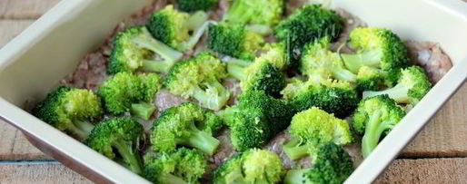 Шаг 3: запеканки из риса с фаршем и брокколи