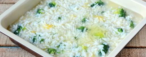 Шаг 5: запеканки из риса с фаршем и брокколи