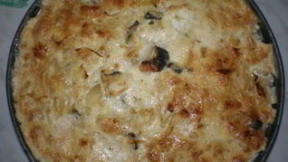 Рецепт Запеканки из риса с рыбой