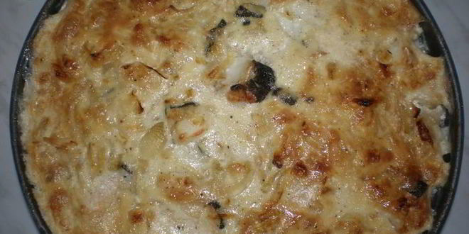 Рецепт запеканки из риса с рыбой