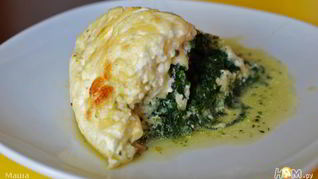 Рецепт Запеканки из рыбы и шпината