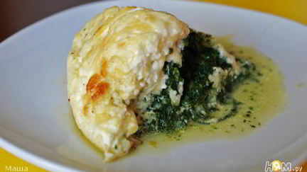 Рецепт Запеканки из рыбы и шпината