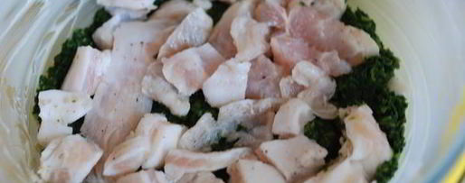 Шаг 14: запеканки из рыбы и шпината