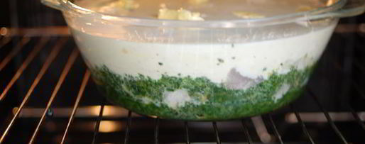 Шаг 18: запеканки из рыбы и шпината