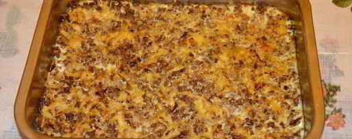 Шаг 10: запеканки из тертых кабачков с мясным фаршем в духовке