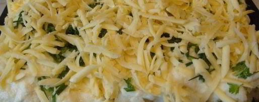 Шаг 3: запеканки из цветной капусты с курицей