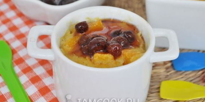 Рецепт запеканки из тыквы с манкой