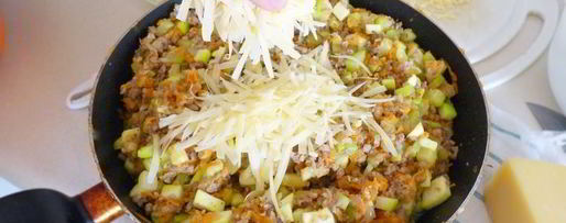 Шаг 2: запеканки кабачковой с мясом