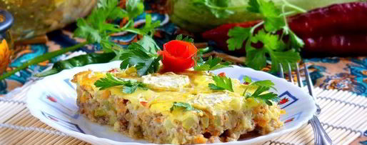 Шаг 7: запеканки кабачковой с мясом