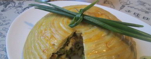 Шаг 7: запеканки купол из макарон