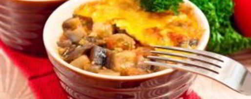 Шаг 18: запеканки с баклажанами и фаршем с соусом бешамель