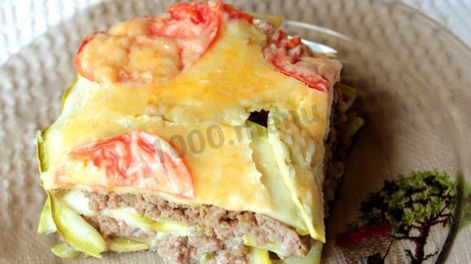 Рецепт Запеканки с фаршем и помидорами в мультиварке