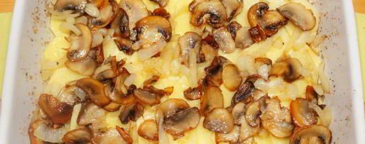 Шаг 3: запеканки с грибами и картофелем