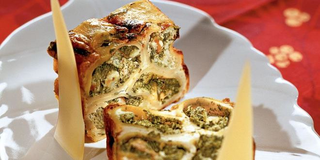 Рецепт запеканки с каннеллони