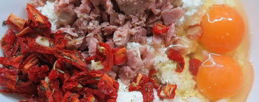 Шаг 3: запеканки с тунцом, сыром и каперсами