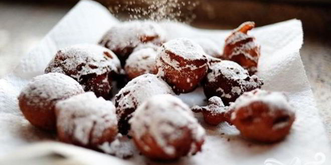 Рецепт жареных яблок в тесте