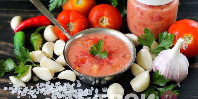Рецепт аджики без варки