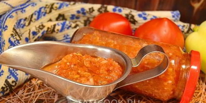 Рецепт аджики без яблок на зиму